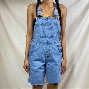 Vintage Arizona Cutoff Denim Overalls S